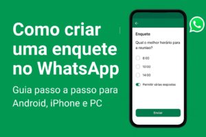 Como criar enquete no WhatsApp
