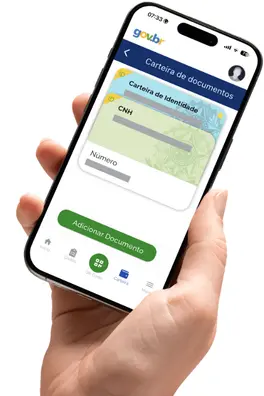 RG e CNH digital acessíveis depois de criar uma conta no gov.br